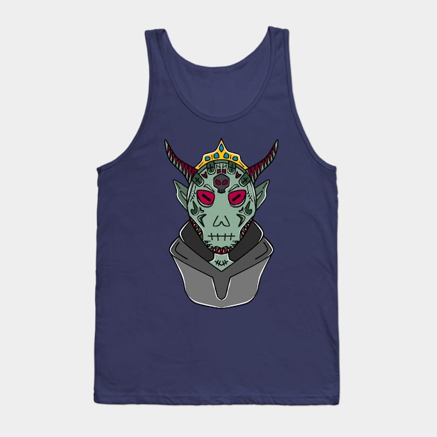 Green devil Tank Top by arWest